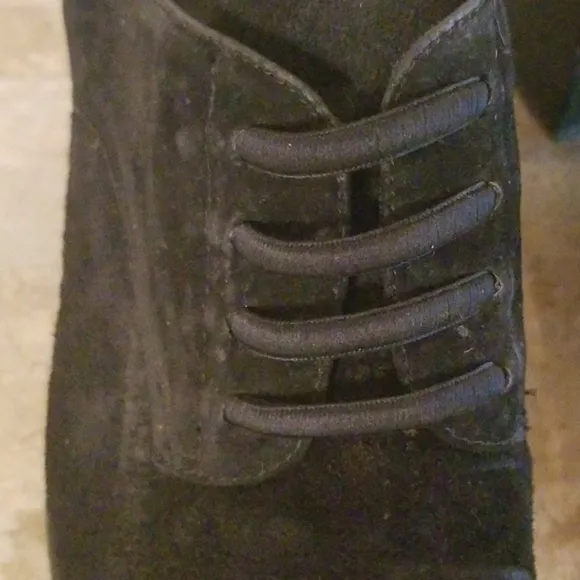 Aerosoles Black Suede Loafers