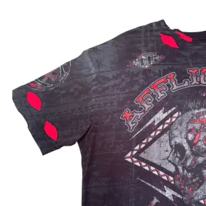Affliction Men’s Large T-Shirt - Live Fast Distressed Graphic Tee