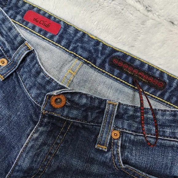 AG Adriano Goldschmied The Club Women's Mid/Low Rise Jeans Size 31R Medium Wash
