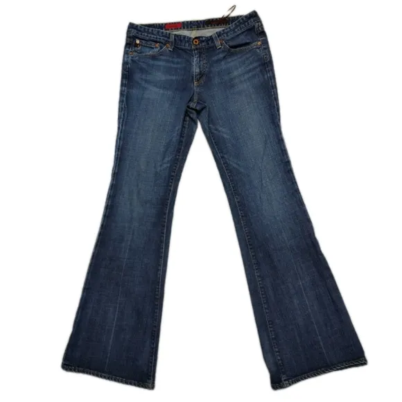 AG Adriano Goldschmied The Club Women's Mid/Low Rise Jeans Size 31R Medium Wash