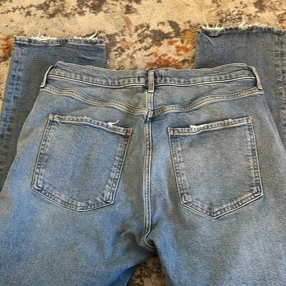 AGOLDERiley Long High Rise Straight Jeans Sz. 31 Organic Cotton