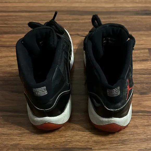 Air Jordan 11 Retro Playoffs Bred GS Sneakers, Size: 6.5Y