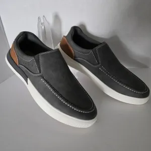 Alberto Fellini Men's Tony Grey Loafers Size 9