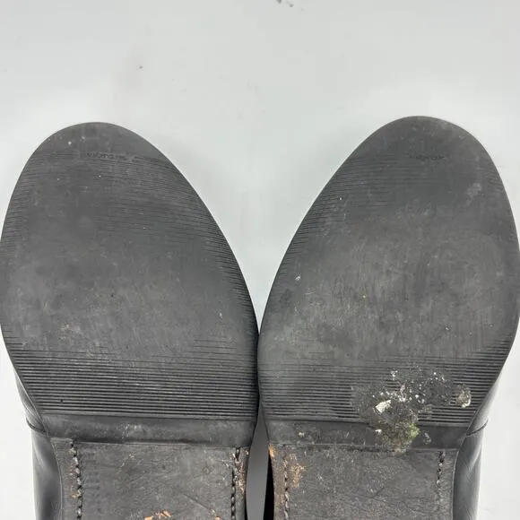 Alden 691 Full Strap Tassel Slip On Black Calfskin Loafers Men's 8.5 B/D