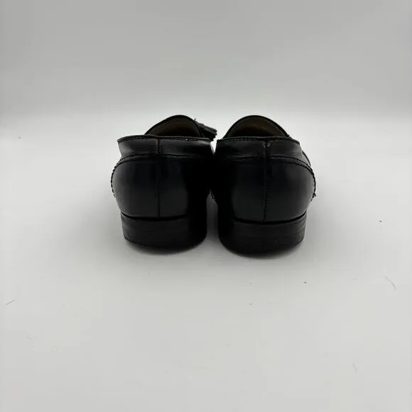 Alden 691 Full Strap Tassel Slip On Black Calfskin Loafers Men's 8.5 B/D