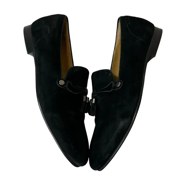 ALDO Black Mccrery Suede Tassel Loafers Size 11 Worn Once
