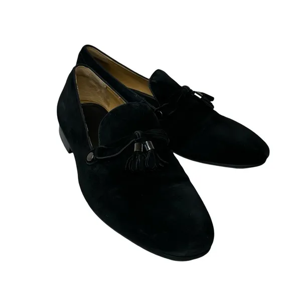 ALDO Black Mccrery Suede Tassel Loafers Size 11 Worn Once