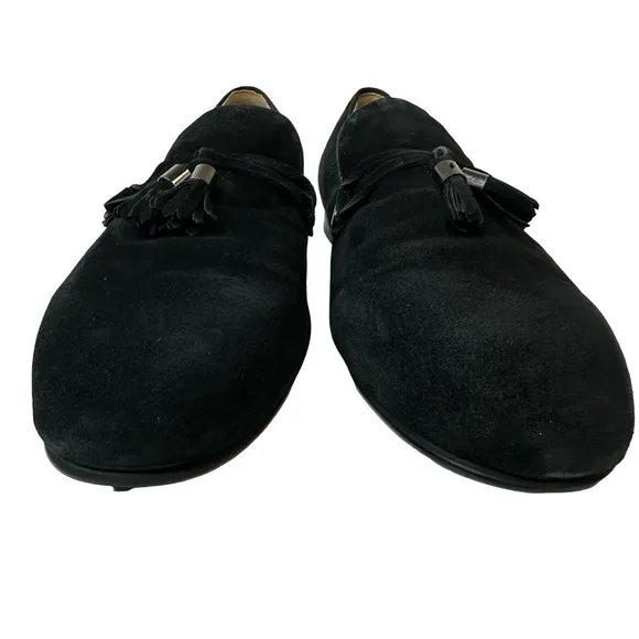 ALDO Black Mccrery Suede Tassel Loafers Size 11 Worn Once
