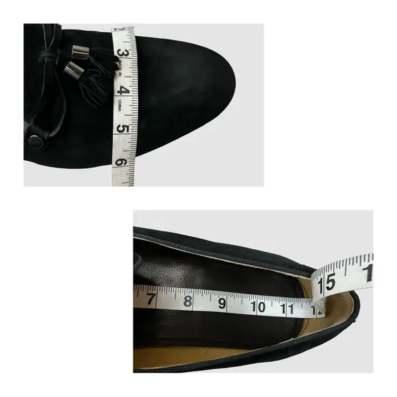 ALDO Black Mccrery Suede Tassel Loafers Size 11 Worn Once