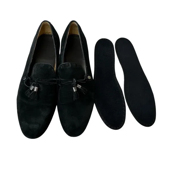 ALDO Black Mccrery Suede Tassel Loafers Size 11 Worn Once