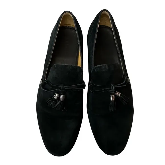 ALDO Black Mccrery Suede Tassel Loafers Size 11 Worn Once