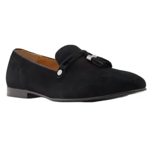 ALDO Black Mccrery Suede Tassel Loafers Size 11 Worn Once