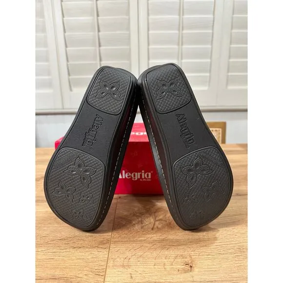 Alegria Kerri Woven Wonder Sandals Leather Upper Size 36 EU 6/6.5 US NIB Comfy