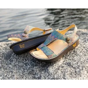 Alegria Kerri Woven Wonder Sandals Leather Upper Size 36 EU 6/6.5 US NIB Comfy