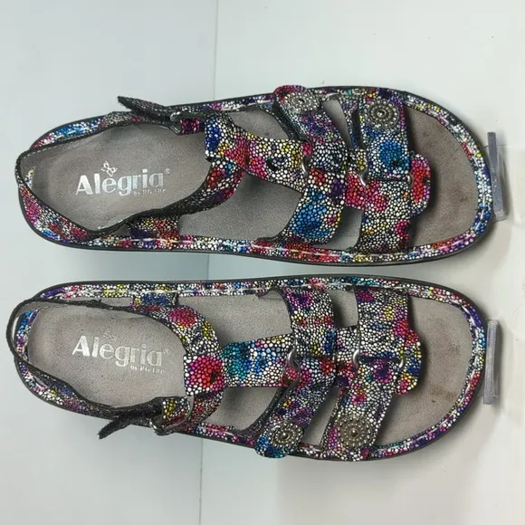 Alegria Kleo pebble Decorativ sandals womans size 8-8.5 EU 38