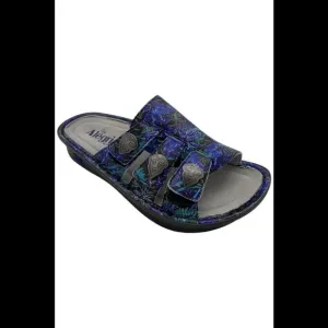 Alegria Leather Adjustable Slide Sandals Jungle Book - Medium