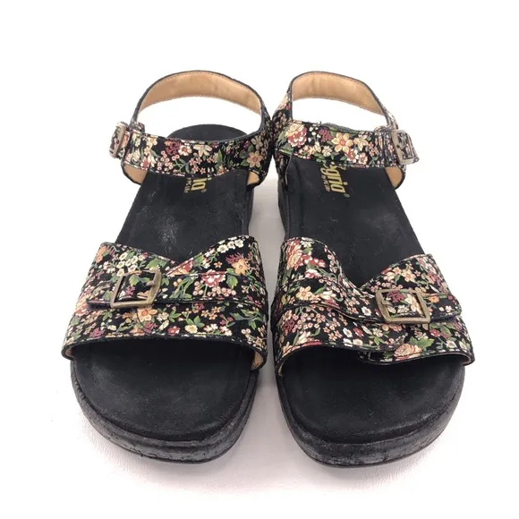 Alegria Maryn Earthy Bloom Strappy Sandals EUR 38