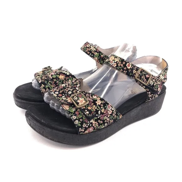 Alegria Maryn Earthy Bloom Strappy Sandals EUR 38