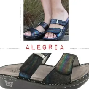Alegria‎ Rainbow comfort sandals 41