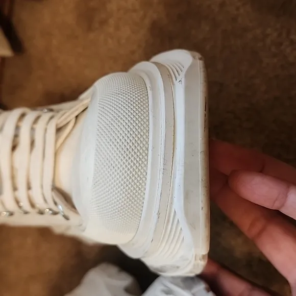 Alexander McQueen Tread Slick Canvas Low Top Sneakers