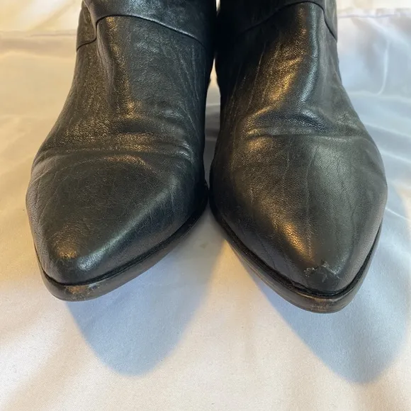 Alexander Wang Black Leather Riding Boots