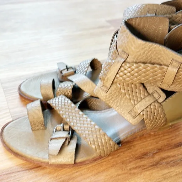 Alexander Wang Leather Strappy Sandals Gladiator