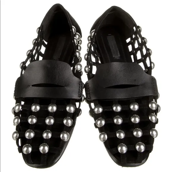 Alexander Wang studded flat loafers
