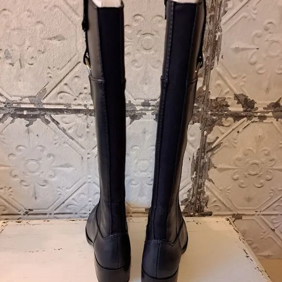 Alfani Women's Bexley Leather Knee High Riding Boots Size 5 NWT