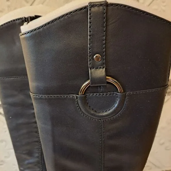 Alfani Women's Bexley Leather Knee High Riding Boots Size 5 NWT