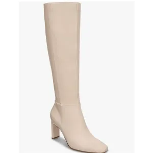 Alfani Womens Tristanne Zipper Tall Knee-High Boots | Bone Smooth | 10 New