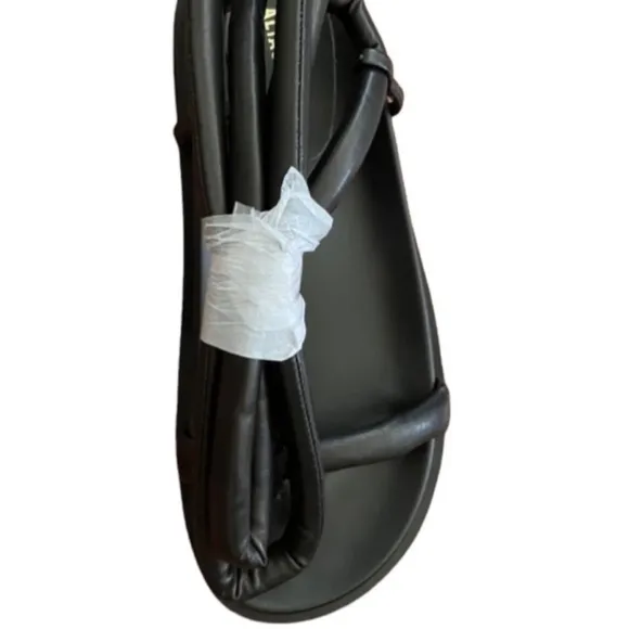 Alias Mae Black Australian Leather Flatform Sandals NWB
