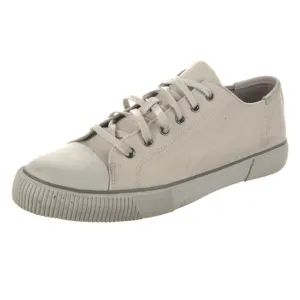All Saints Cream Canvas Sneakers Classic Minimalist Design Women’s Size 12