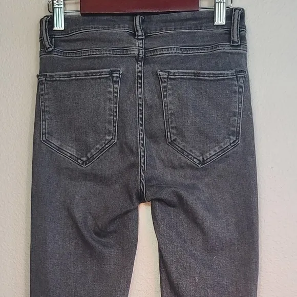 ALL SAINTS GRACE SKINNY SHAPING FIT WOMEN'S JEANS WASHED BLACK SIZE 26