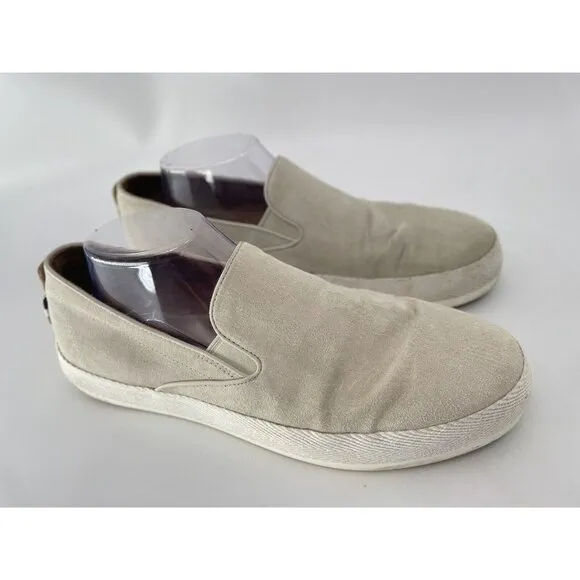 Allen Edmonds &quot;HOLDEN Beach Slip-On Loafers 9 D Ivory Suede