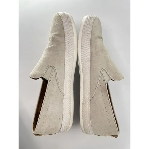 Allen Edmonds &quot;HOLDEN Beach Slip-On Loafers 9 D Ivory Suede