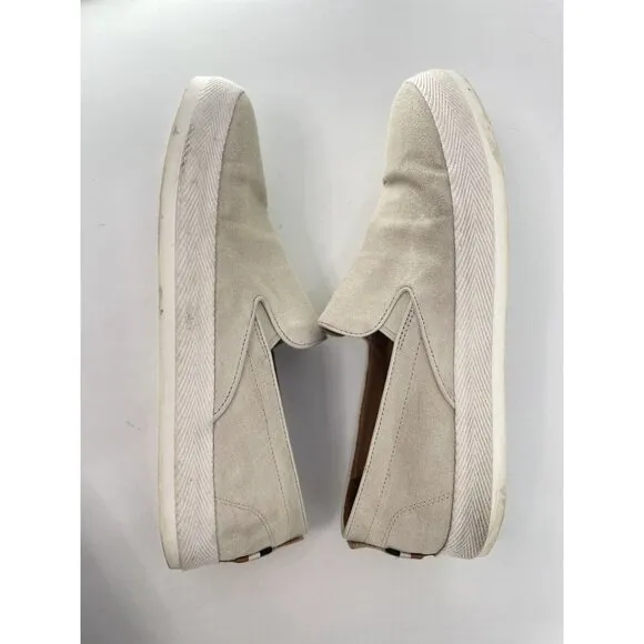 Allen Edmonds &quot;HOLDEN Beach Slip-On Loafers 9 D Ivory Suede