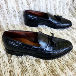 Allen Edmonds &quot;Manchesters&quot; Black Leather Wingtip Loafers | Size 10.5
