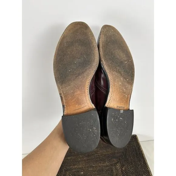 Allen Edmonds Auburn 4077 Slip On Loafers Tassel Wingtip Size 11.5 D Brown USA