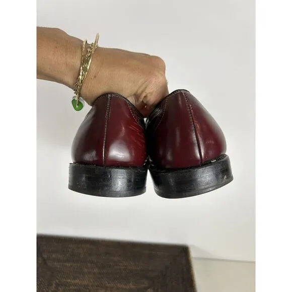 Allen Edmonds Auburn 4077 Slip On Loafers Tassel Wingtip Size 11.5 D Brown USA