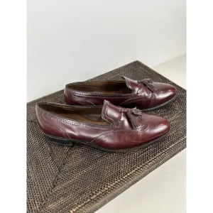 Allen Edmonds Auburn 4077 Slip On Loafers Tassel Wingtip Size 11.5 D Brown USA