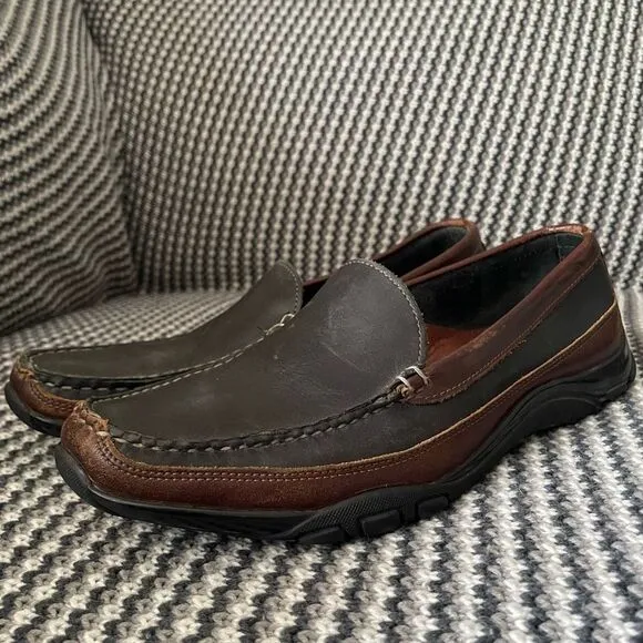 Allen Edmonds Boulder Black Slip On Loafers Men's size 10 1/2