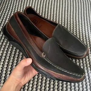 Allen Edmonds Boulder Black Slip On Loafers Men's size 10 1/2