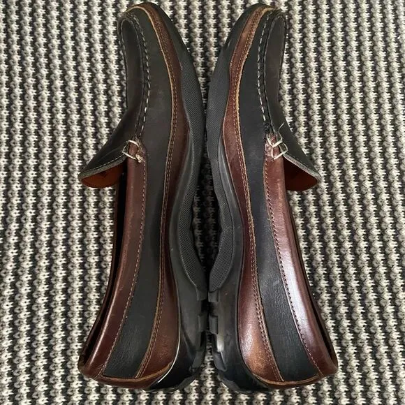 Allen Edmonds Boulder Black Slip On Loafers Men's size 10 1/2