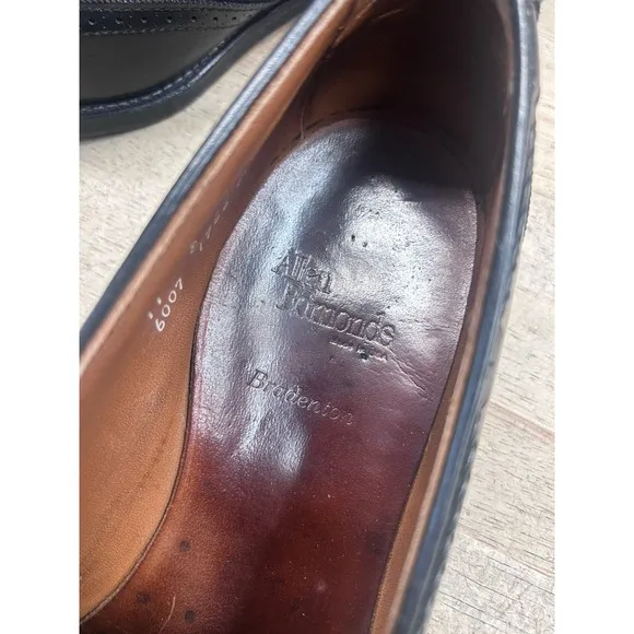 Allen Edmonds Bradenton USA Tassels Loafers Slip Black Dress Shoes - Men's 11 E