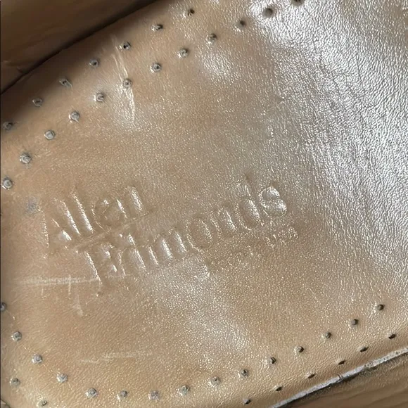 Allen Edmonds Brown Leather Slip-On Loafers with Tassels