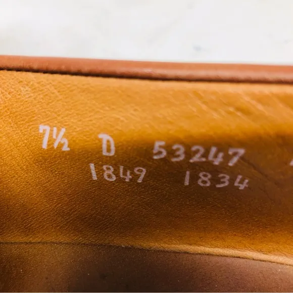 Allen Edmonds Cody Brown Tasseled Kilti Leather Oxford Loafers USA