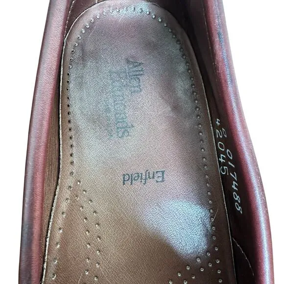 Allen Edmonds Enfield Tassel Loafers Men’s 11D Burgundy Leather