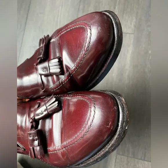 Allen Edmonds Grayson Dress Tassel Loafers Brown Slip-On Men’s Size 10B