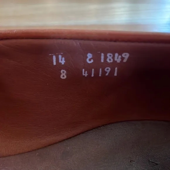 ALLEN EDMONDS LOAFERS BROWN CODY SIZE 14 E