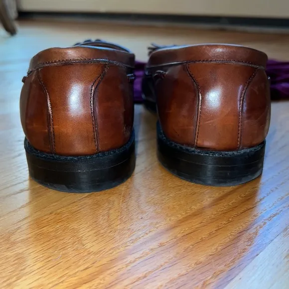 ALLEN EDMONDS LOAFERS BROWN CODY SIZE 14 E